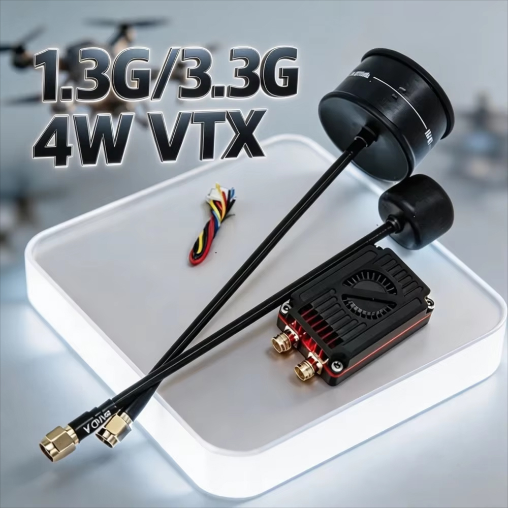 Fpv Drone Antenna - Rushfpv Rush 1.3G/3.3G 4W 7-30V Dual-Band