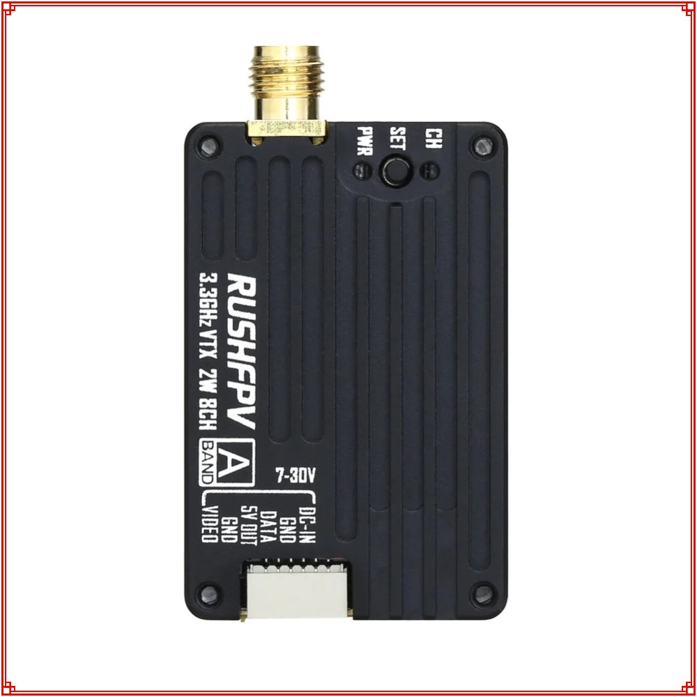2026 Neuer RUSHFPV 3.3G 2W VTX – Fpv Drone Receiver Bewertung und Preis