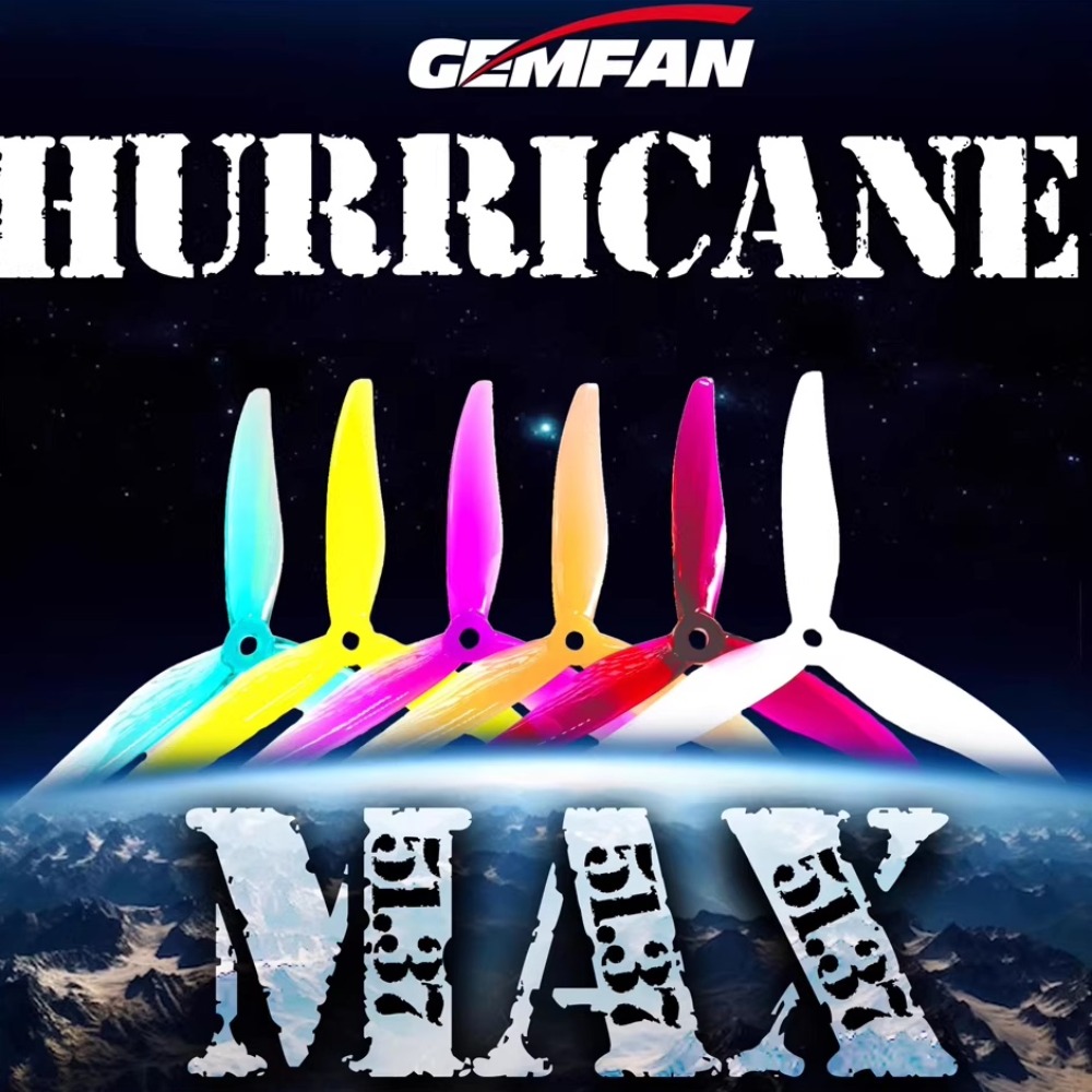 2 Paar Gemfan Hurricane 51377  – Fpv Drone Propeller Bewertung und Preis